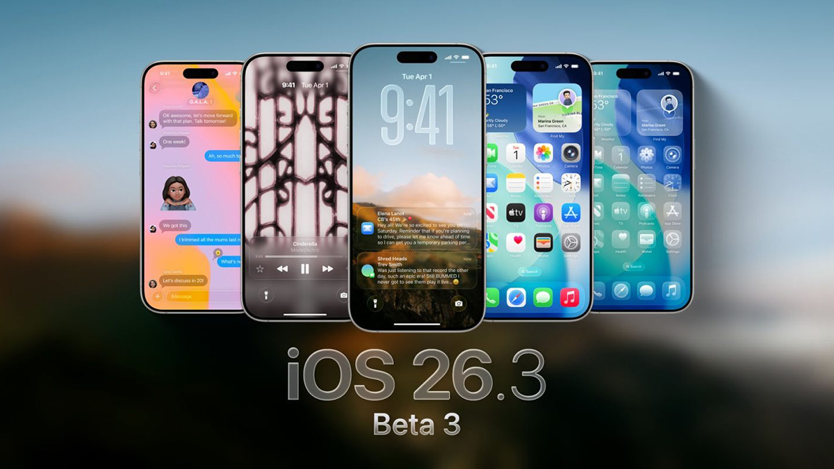 iOS 26.3 beta 3 đã “lên sóng”: iPhone tiếp tục được tối ưu hiệu năng, vá lỗi